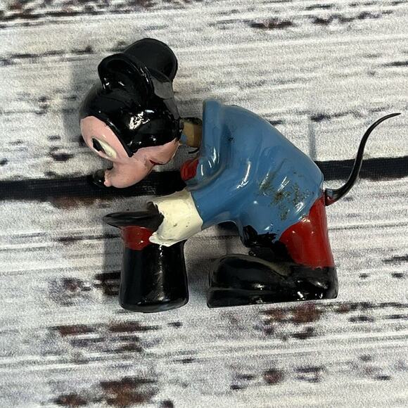 Vintage Walt Disney World Mickey Mouse & Goofy Bobble Heads MM Club Button - Picture 11 of 16
